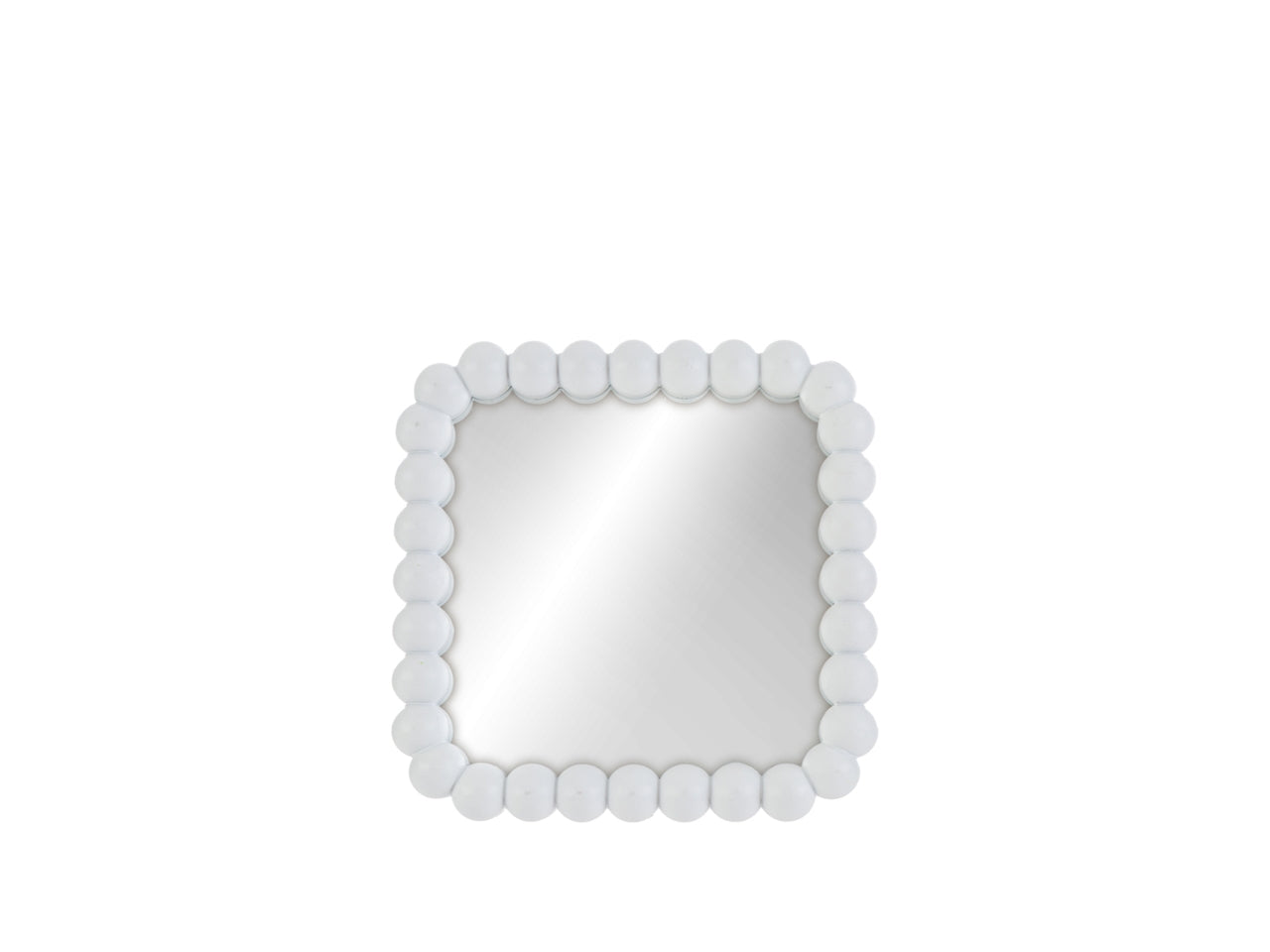 Specchio perline resina 14x2,5xh.14cm