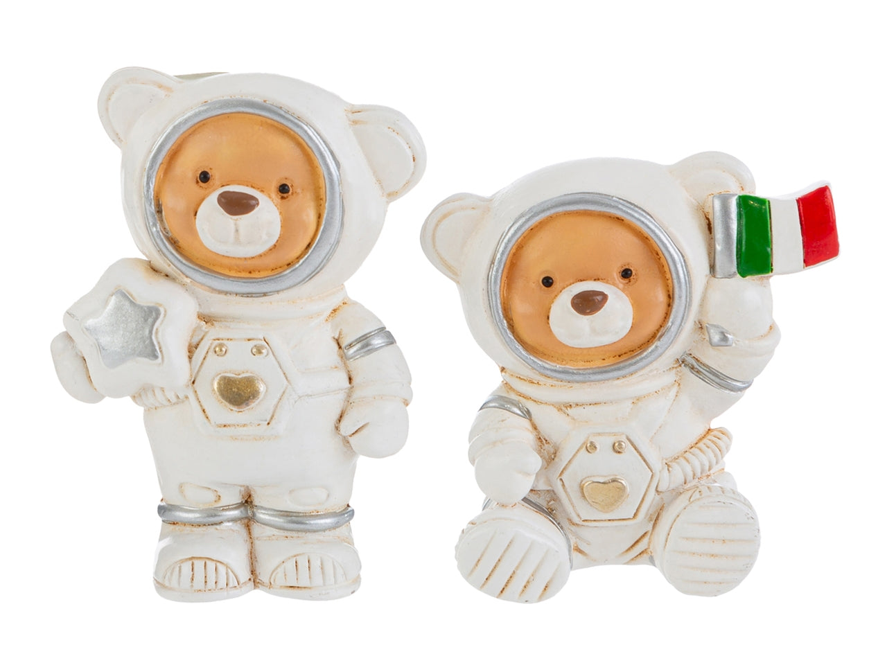 Calamita astronauta resina 4x6cm 4 assortimenti
