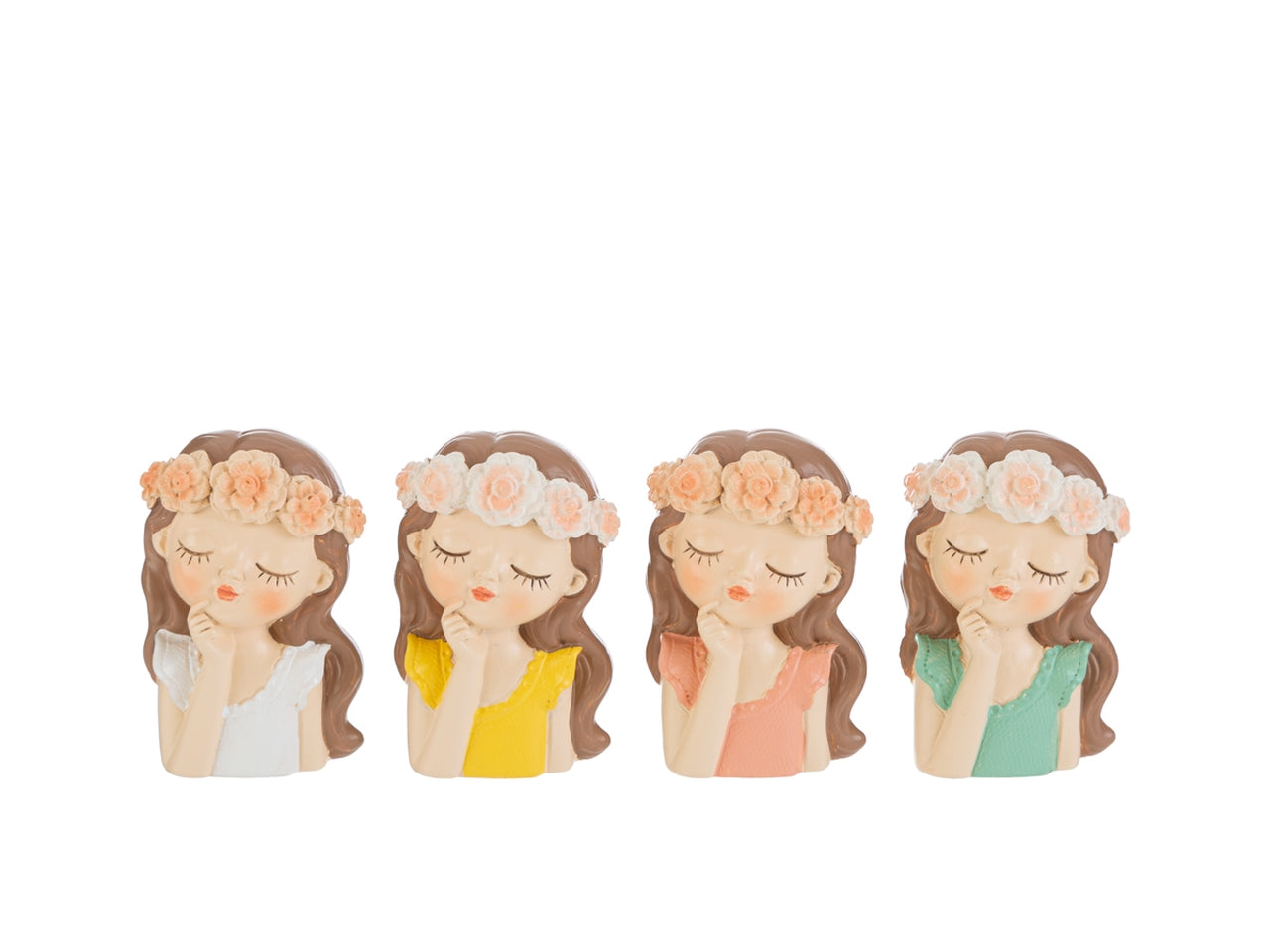 Calmita girls resina 7cm 4 colori assortiti