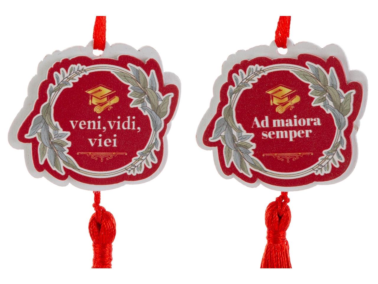 Appendino legno laurea 4x5x18cm 4 assortimenti