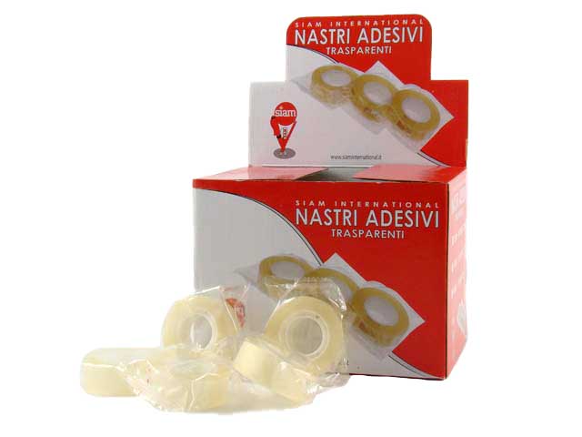 Scotch adesivo  Siam in PPL trasparente 19 mm x 33 mt