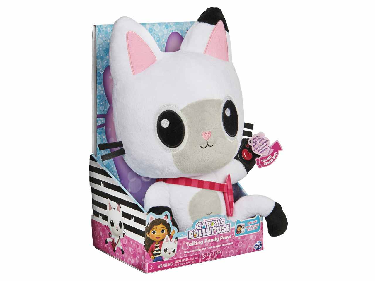 Gabby's dollhouse peluche pandy con funzioni