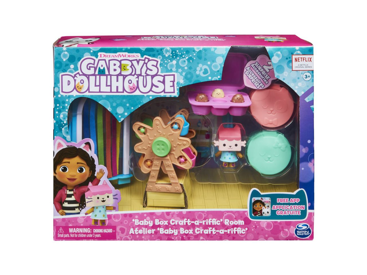 Gabby's Dollhouse le stanze della casa studio d'arte