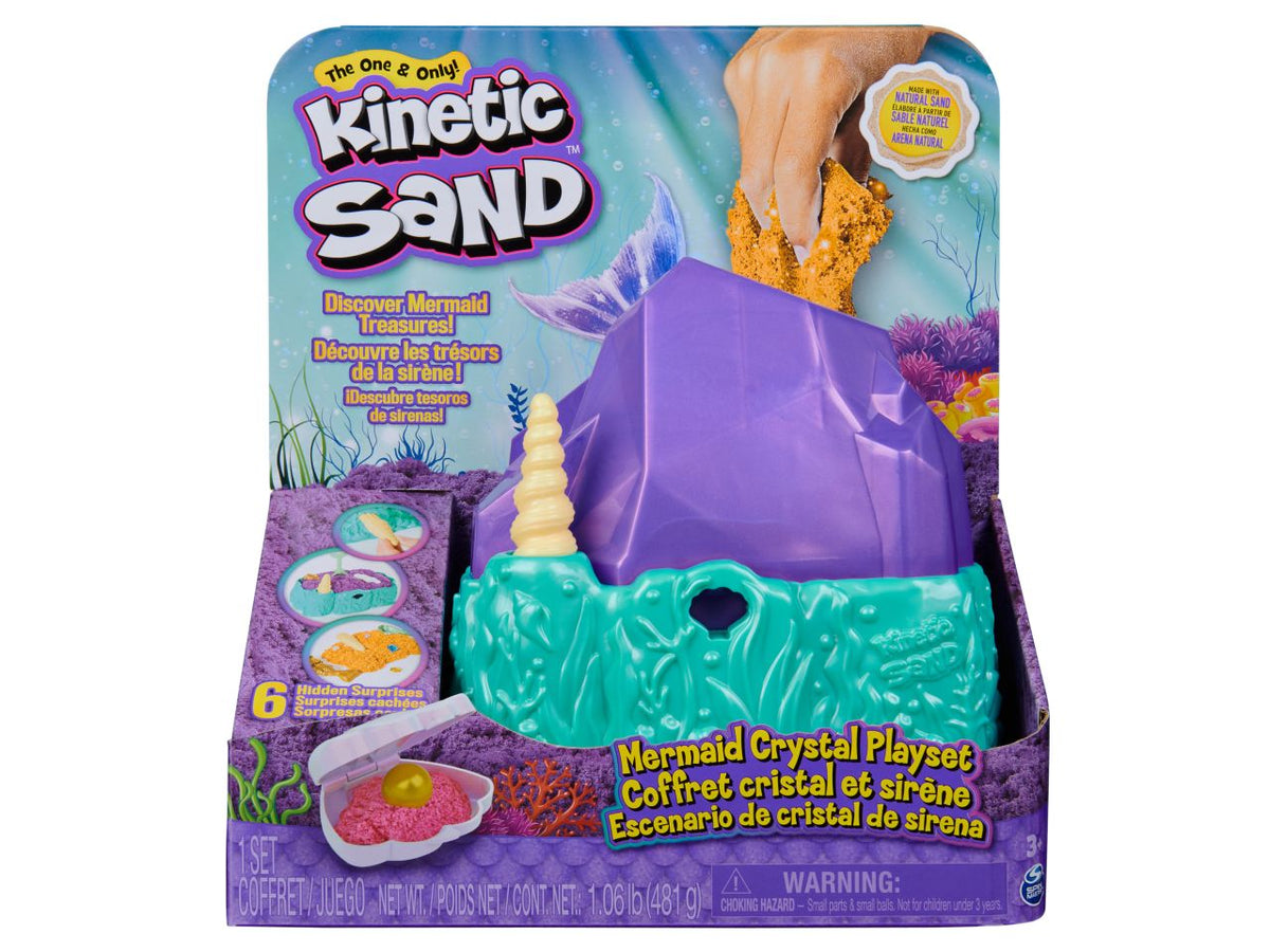 Kinetic sand playset cristallo della sirenetta $