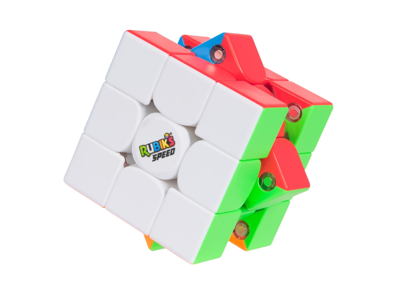 Cubo Rubik's 3x3 Speed: Plastica Multicolore, Magneti per StabilitÃ , EtÃ  8+, Design Senza Adesivi, Pre-lubrificato - Spin Master