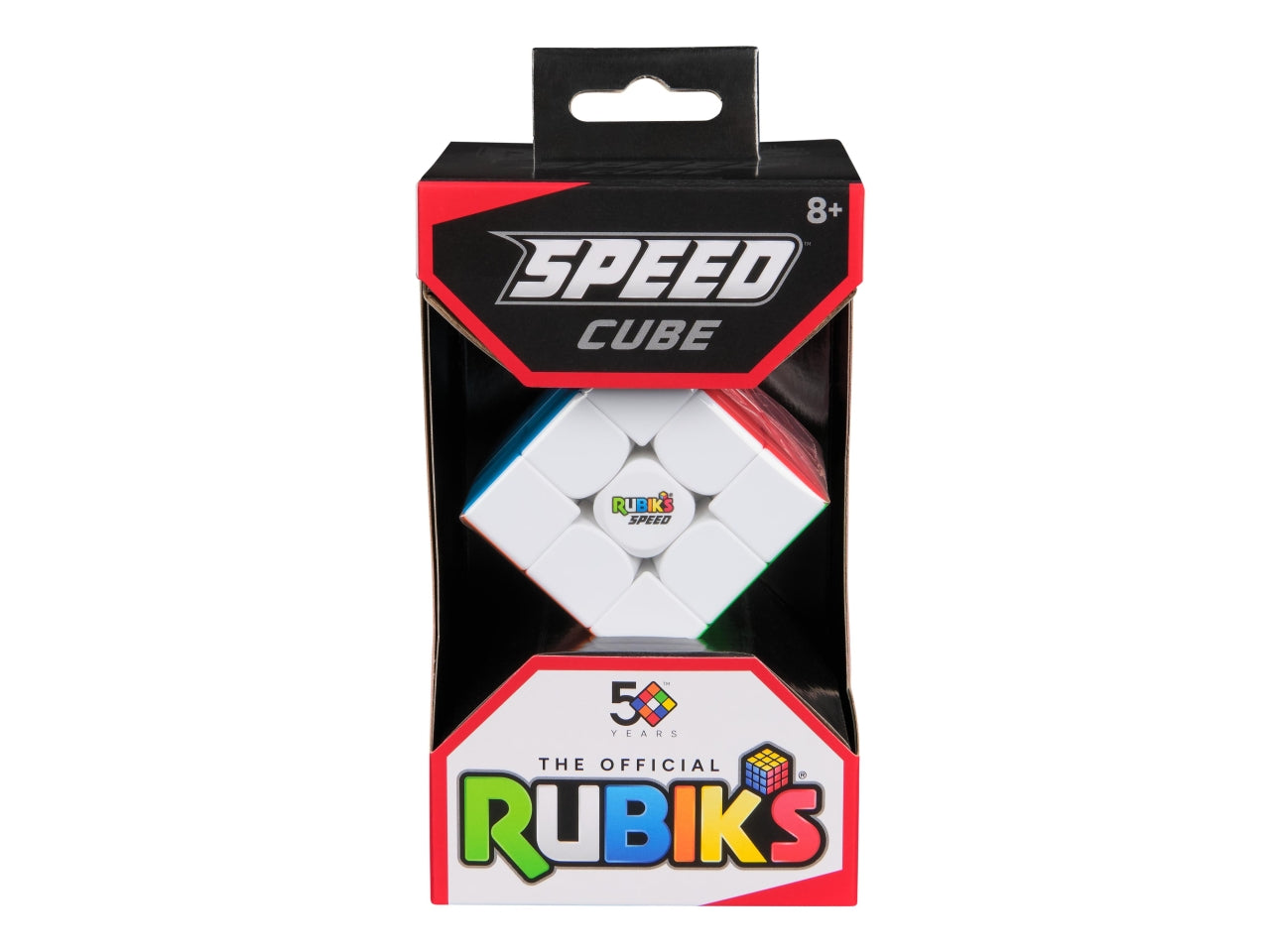 Cubo Rubik's 3x3 Speed: Plastica Multicolore, Magneti per StabilitÃ , EtÃ  8+, Design Senza Adesivi, Pre-lubrificato - Spin Master