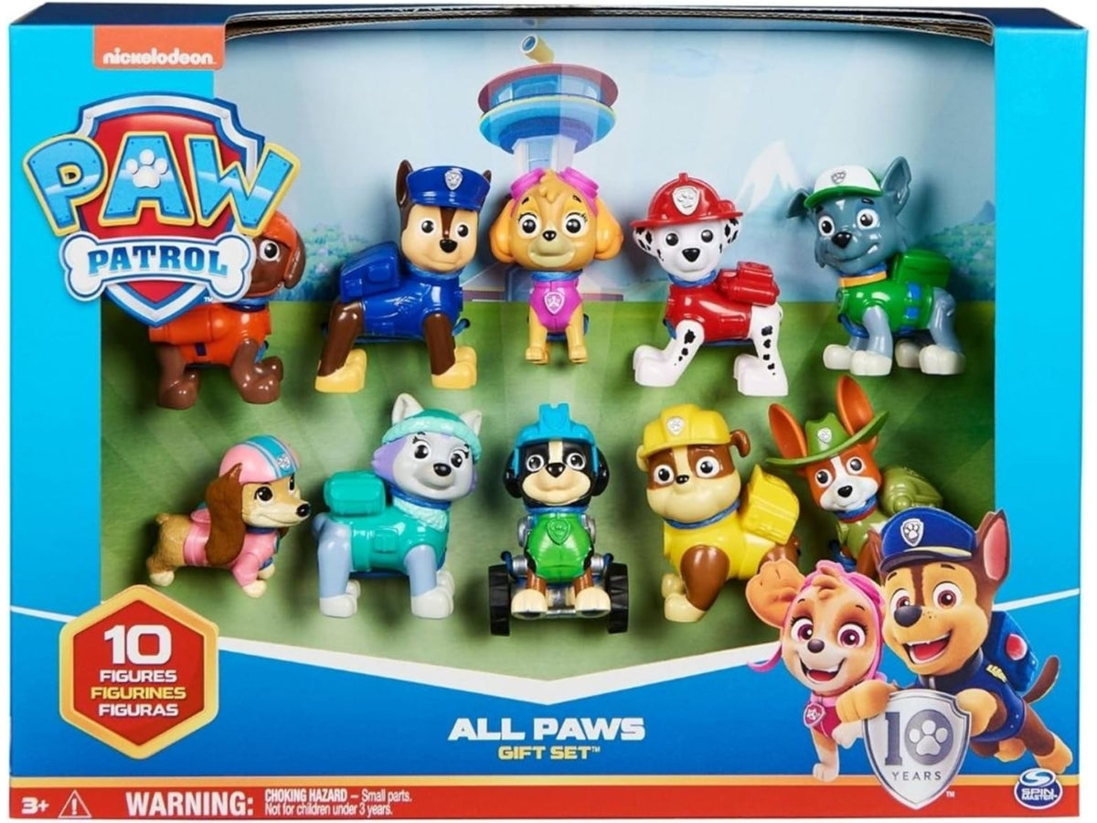 Paw Patrol all paws gift pack da 10 personaggi