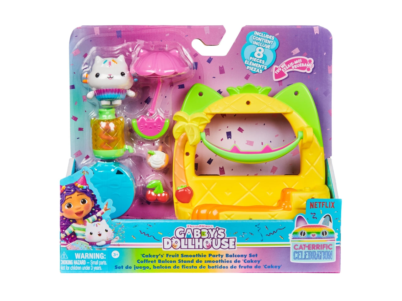 Gabby's Dollhouse i balconi della casa con personaggio, accessori e scatola a sorpresa per bambine di 3+ anni - Spin Master $