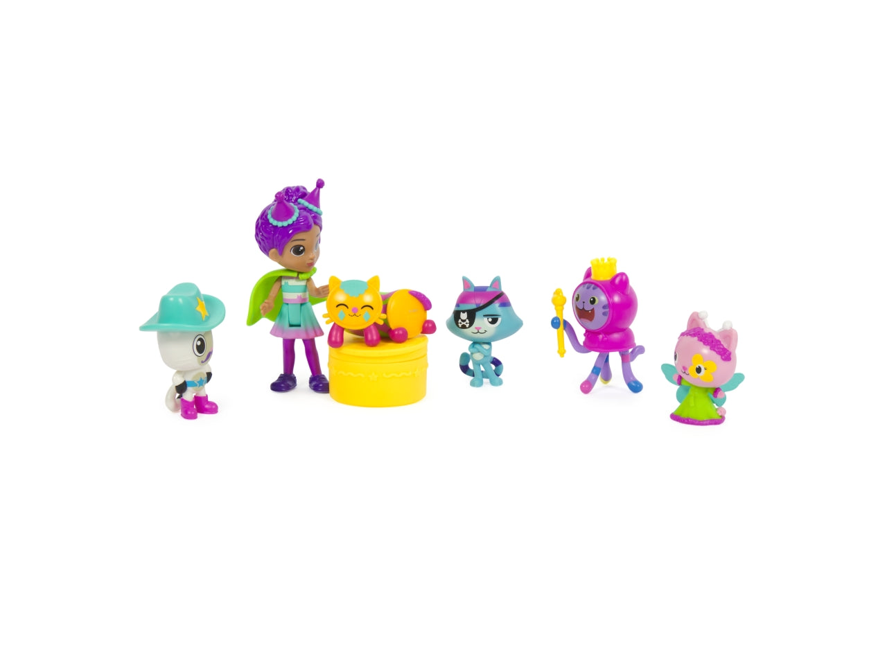 Gabby's Dollhouse set deluxe con personaggi in versione celebration