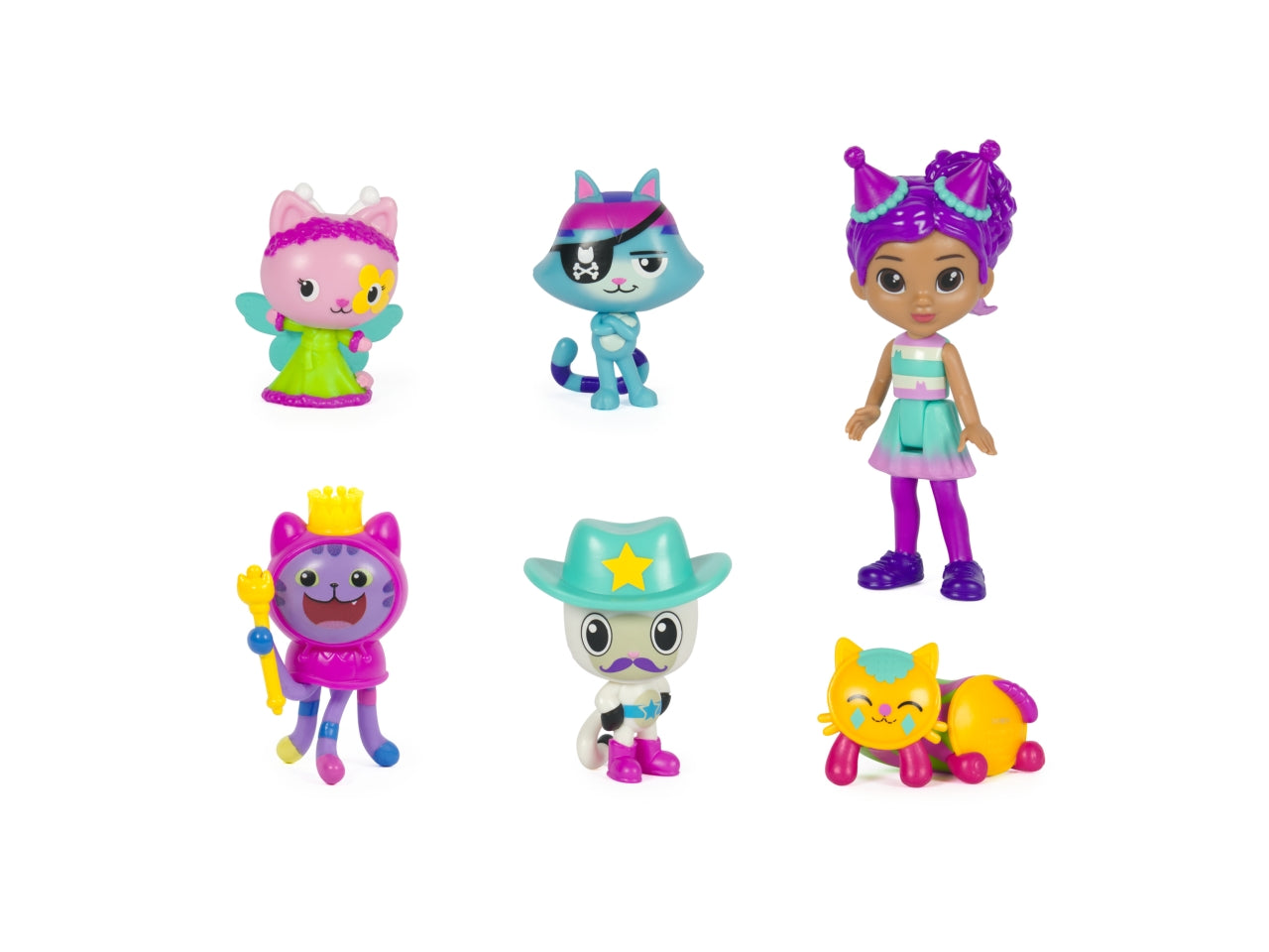 Gabby's Dollhouse set deluxe con personaggi in versione celebration