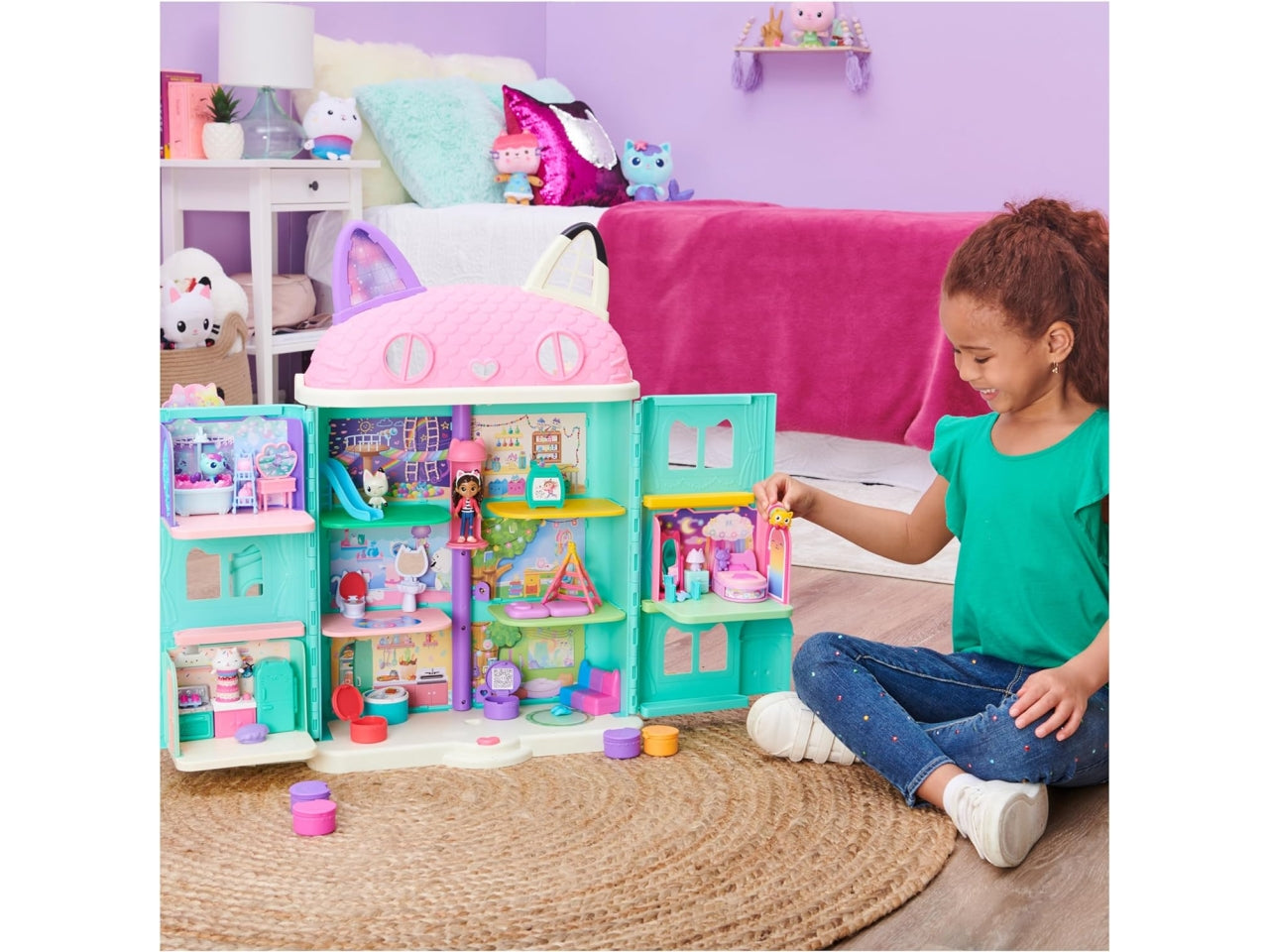 Gabby' Dollhouse le stanze della casa camera da letto