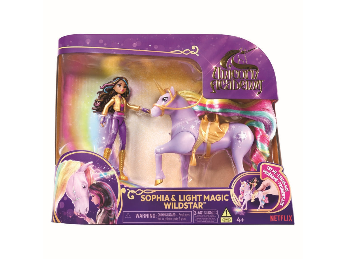 Unicorn academy small doll sophia & light magic wildstar | Spin Master $