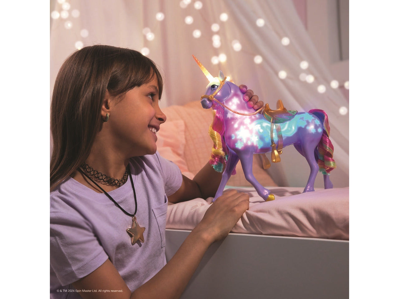 Unicorn academy rainbow light-up wildstar | Spin Master