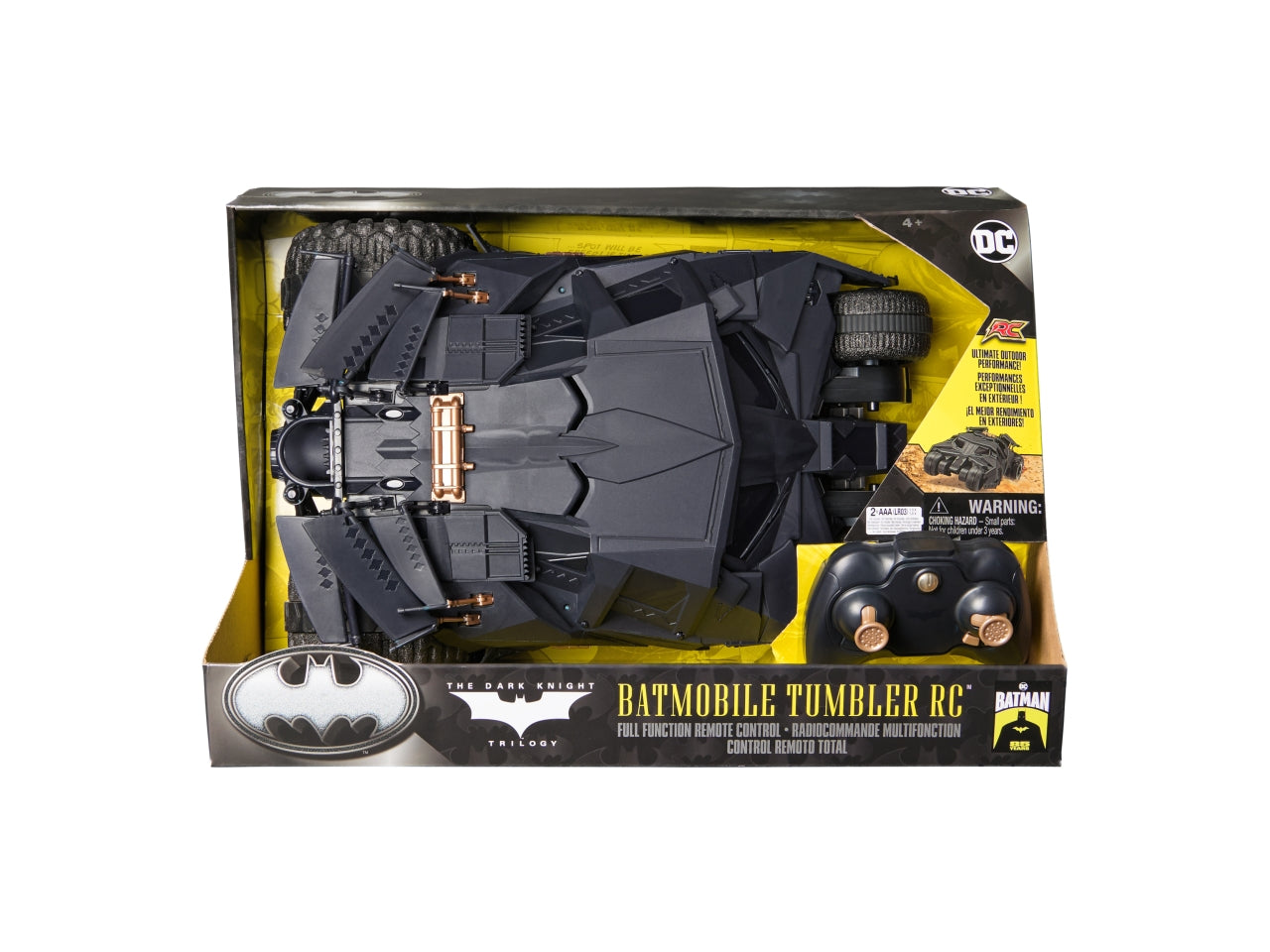 Veicolo Batman batmobile radiocomandata scala 1:15 - 85 esimo anniversario per etÃ  4+ | Spin Master