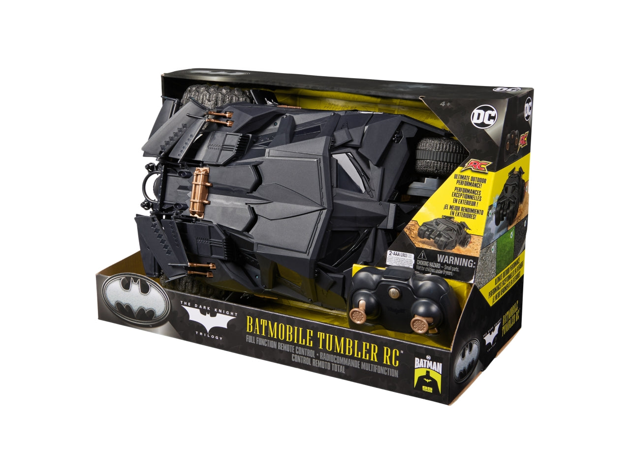 Veicolo Batman batmobile radiocomandata scala 1:15 - 85 esimo anniversario per etÃ  4+ | Spin Master