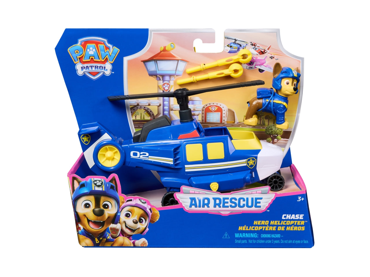 Paw patrol veicolo tematizzato air rescue chase
