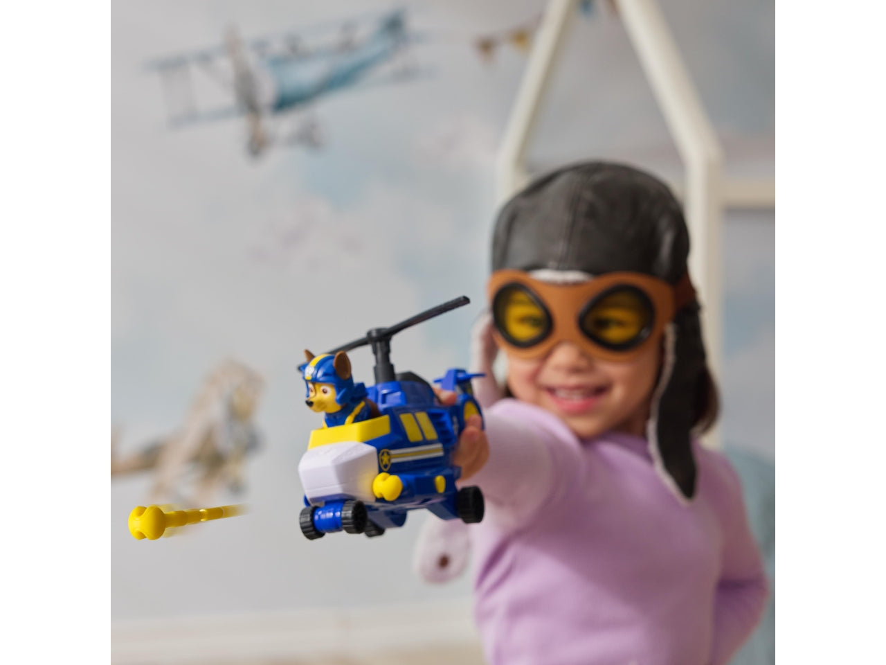 Paw patrol veicolo tematizzato air rescue chase