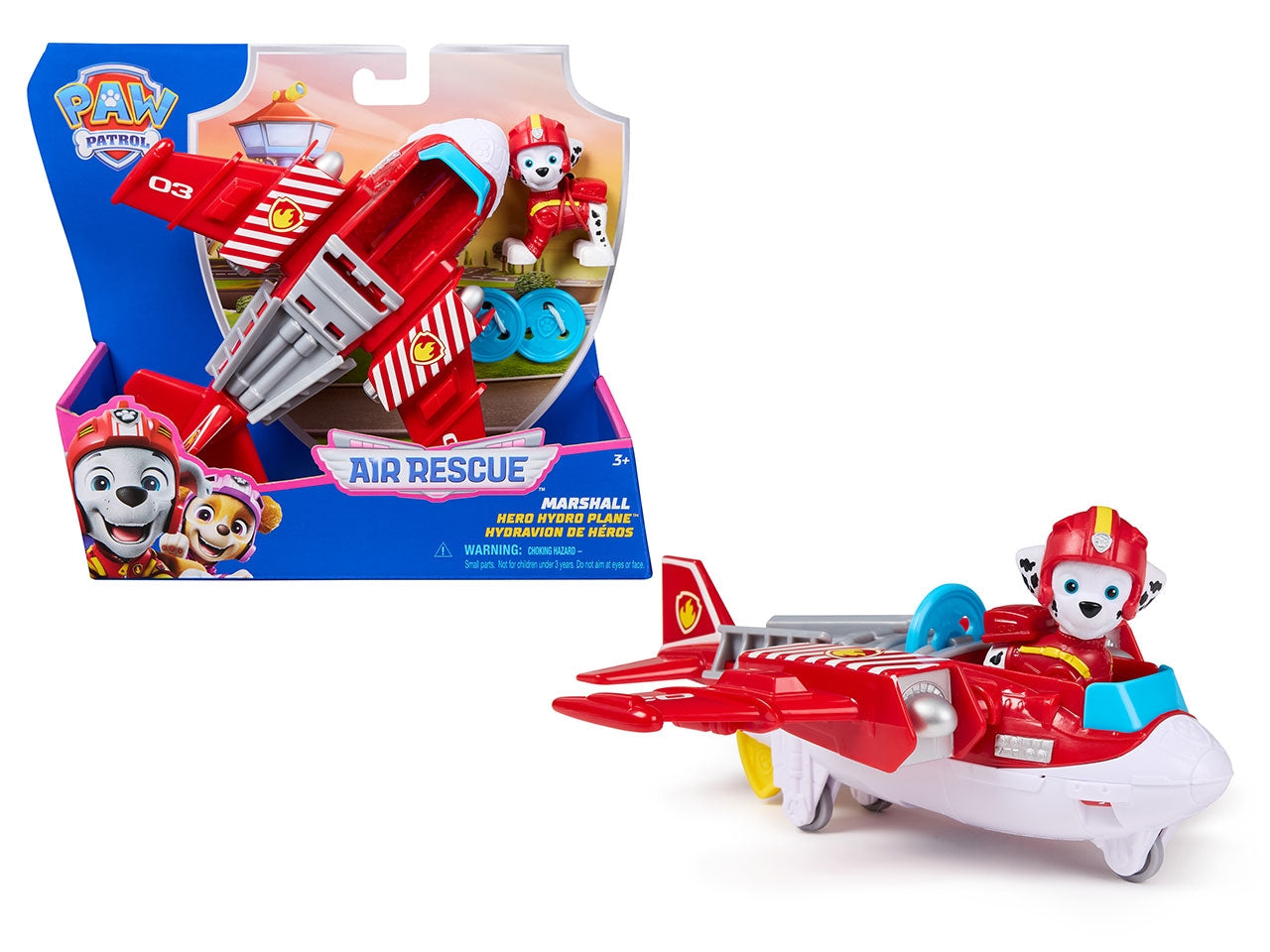 Paw patrol veicolo tematizzato air rescue marshall