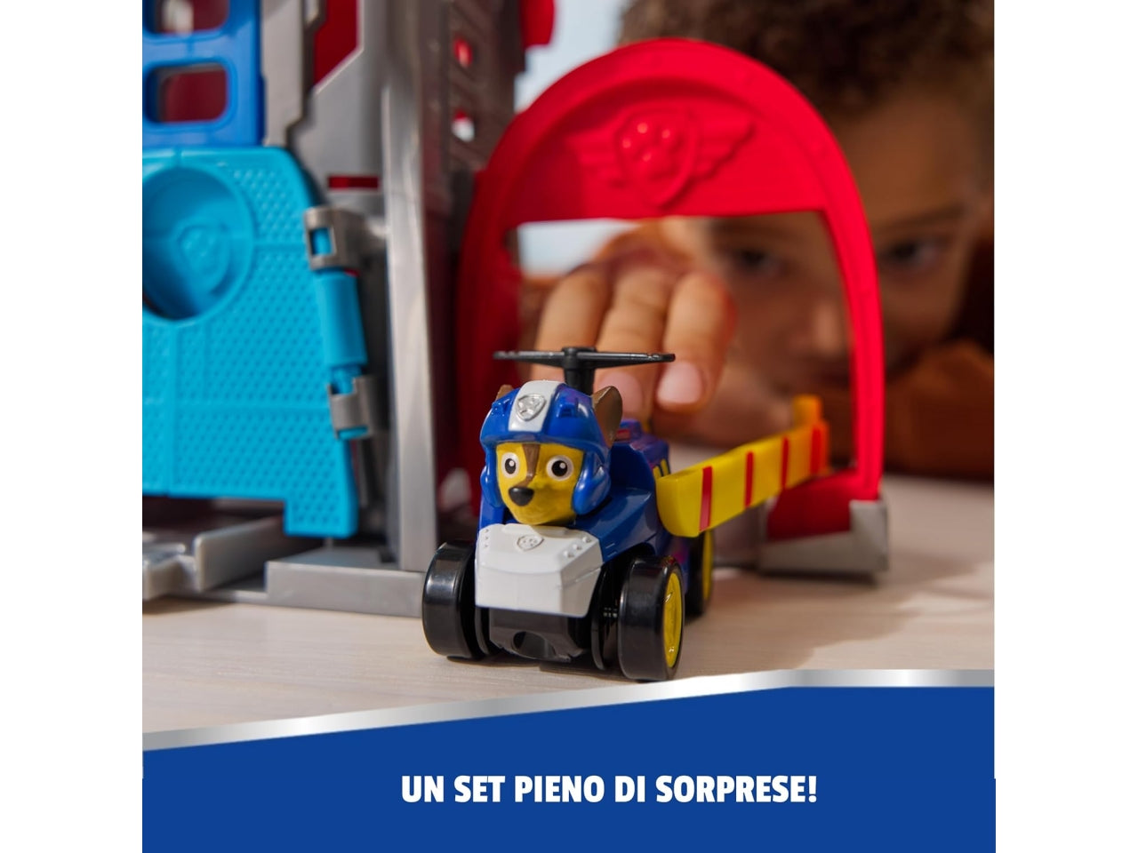 Paw patrol playset torre di controllo pup squad air rescue