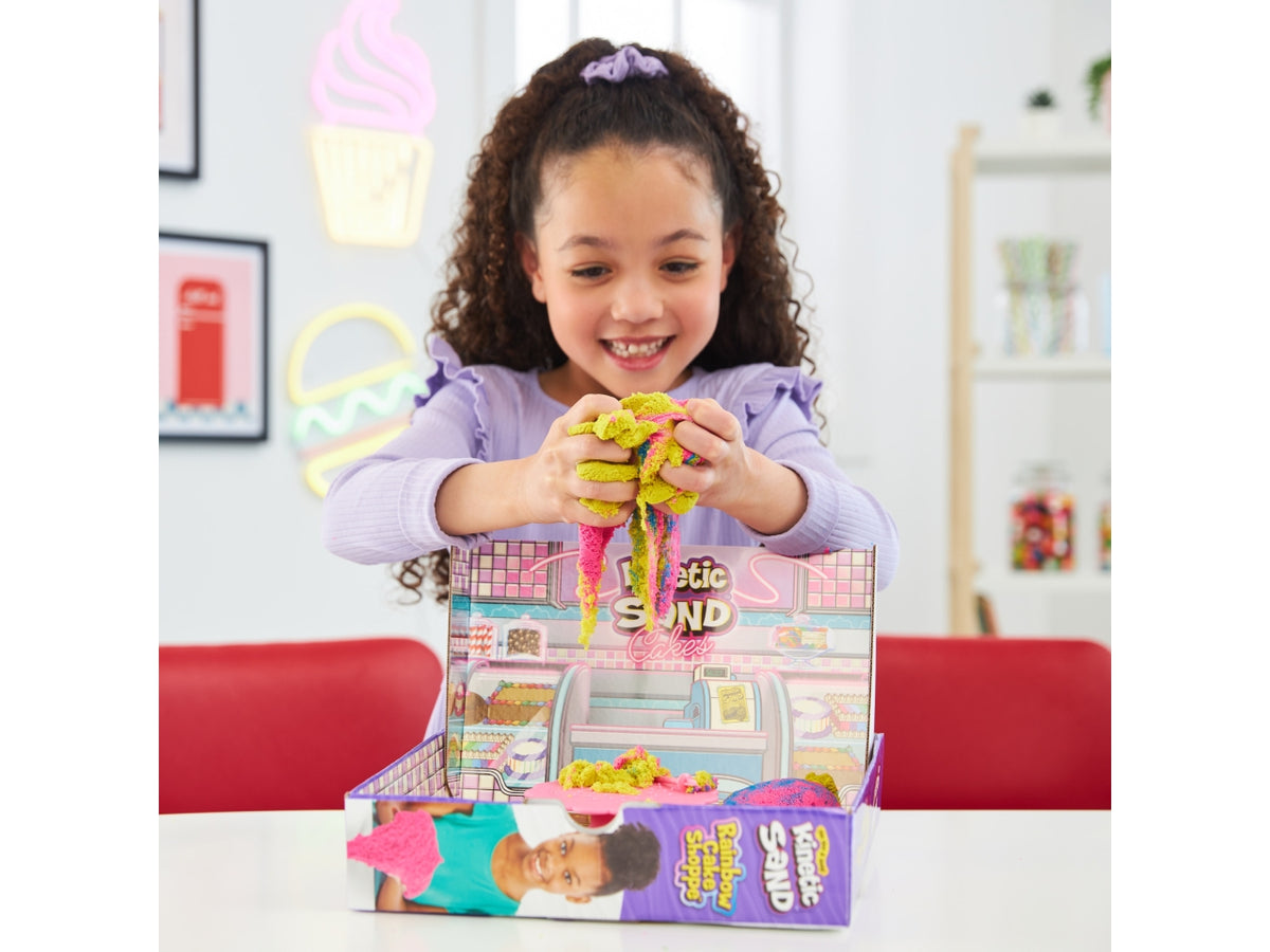 Kinetic sand torte arcobaleno $