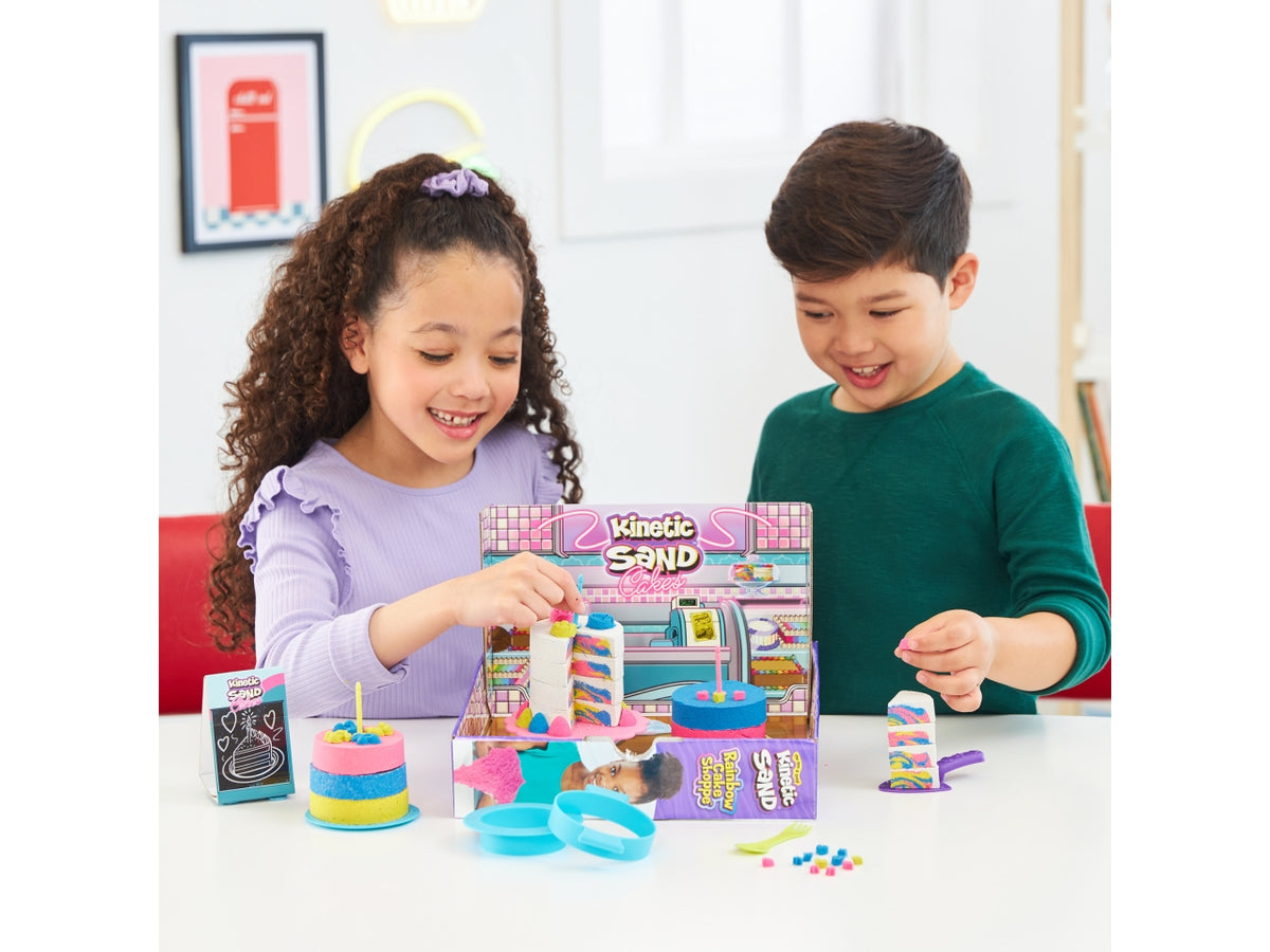 Kinetic sand torte arcobaleno $