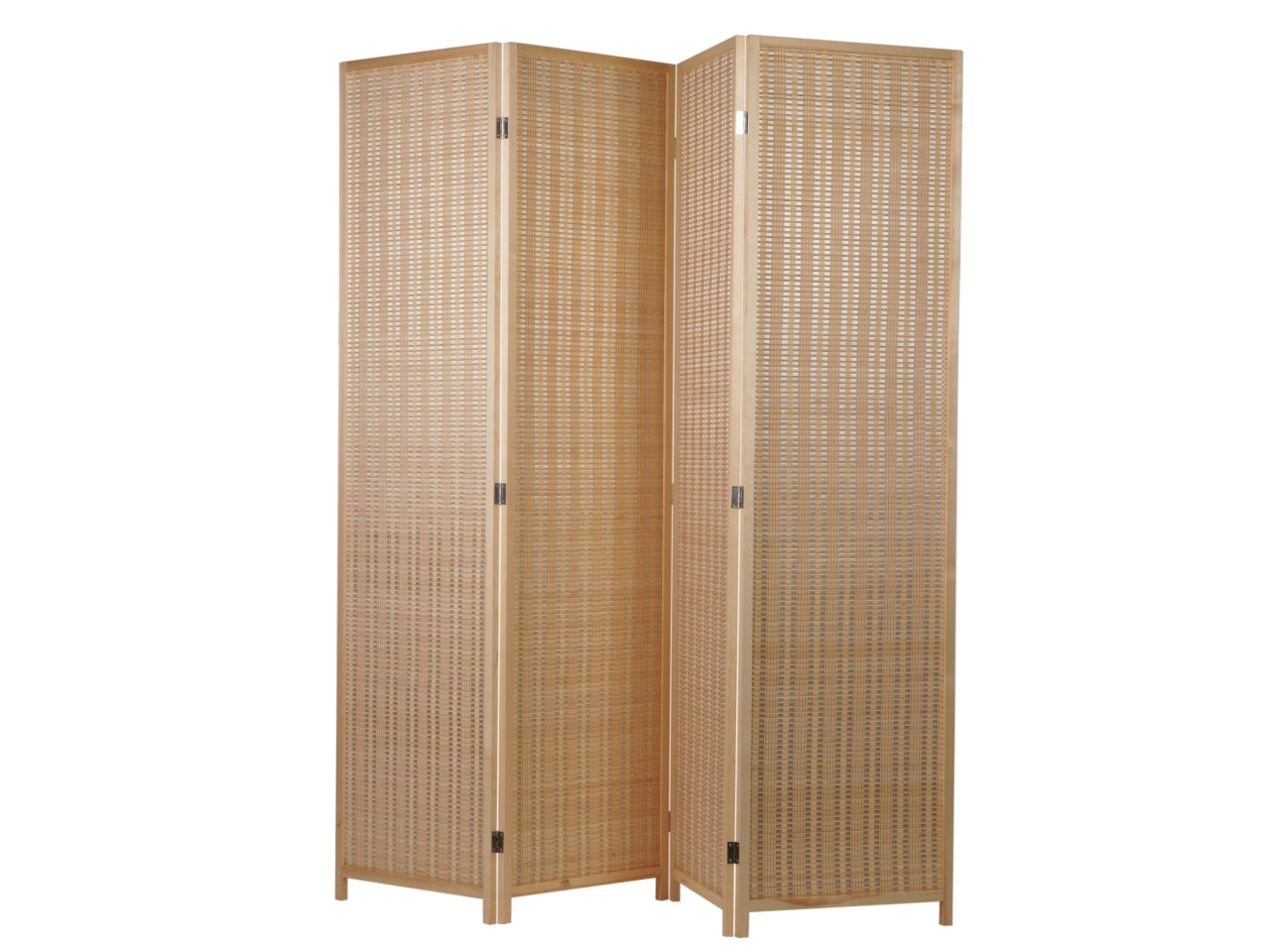 Paravento 4 ante bambu 200x180cm 73822