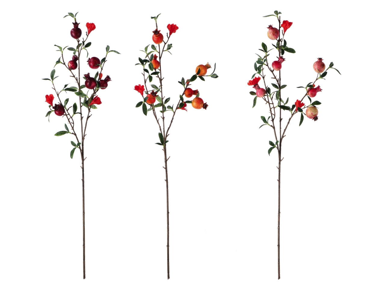 Ramoscello con 6 melagrane 81cm