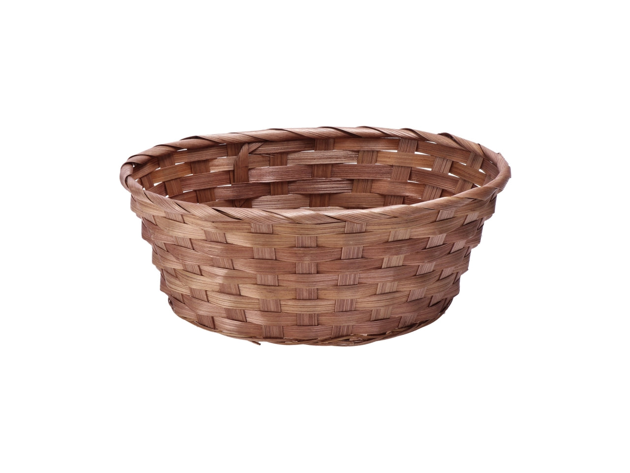 Cesto portaoggetti in bamboo intrecciato, stile country, ovale - 26x19xh.10cm - 4 colori disponibili - Star