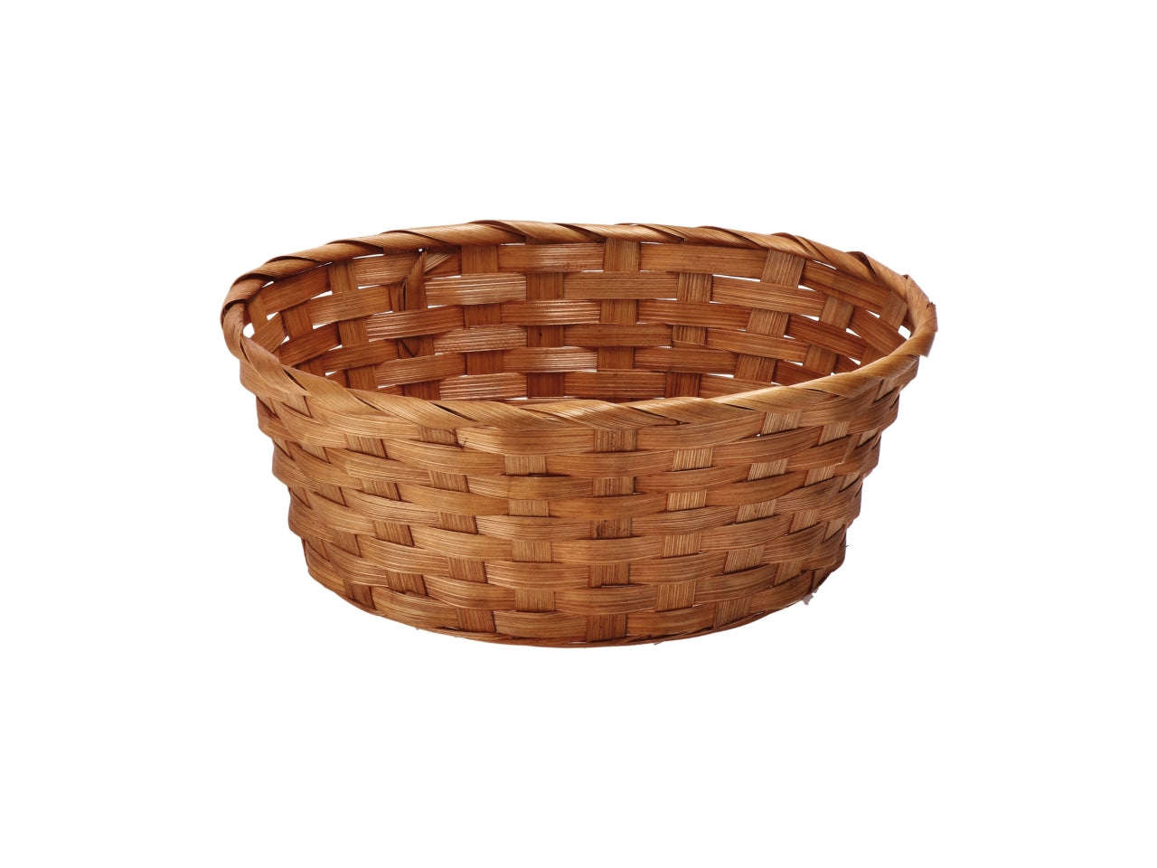 Cesto portaoggetti in bamboo intrecciato, stile country, ovale - 26x19xh.10cm - 4 colori disponibili - Star