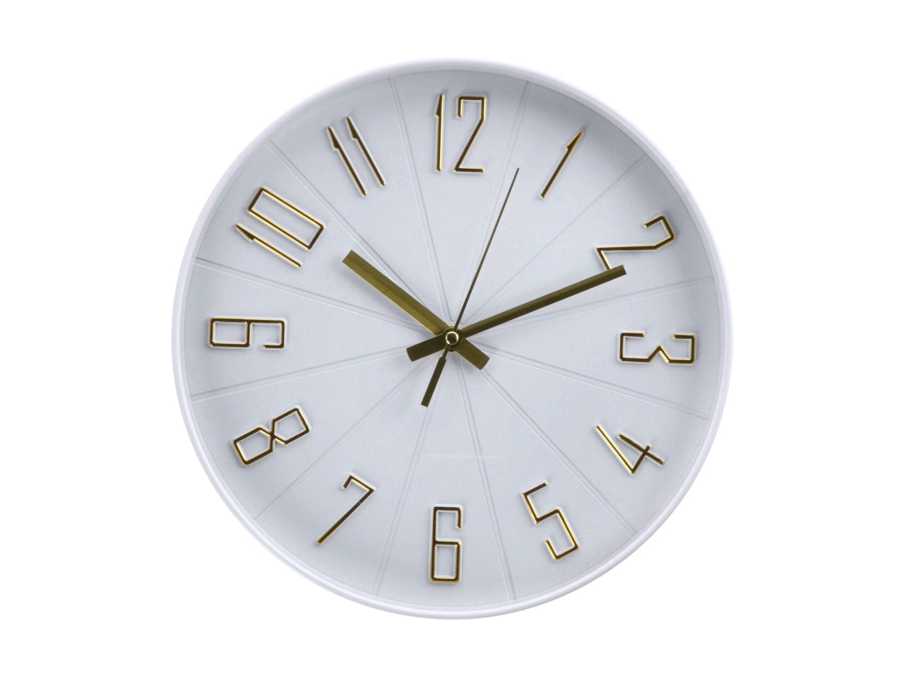 Orologio da parete moderno in plastica in 2 colori assortiti, 30,5 cm  AD Trend