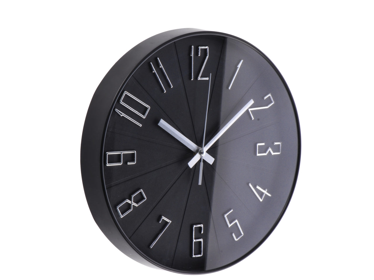 Orologio da parete moderno in plastica in 2 colori assortiti, 30,5 cm  AD Trend