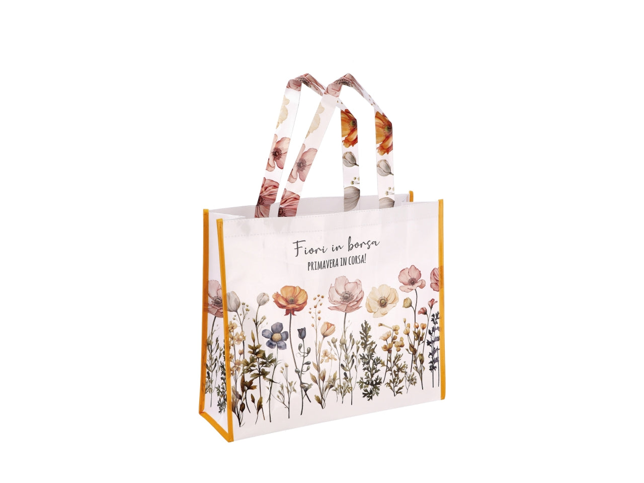 Borsa 43x15xh.37cm con immagine 3 disegni assortiti
