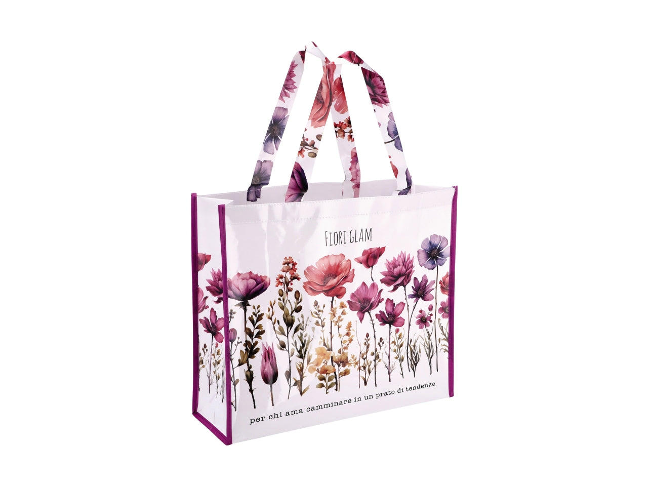 Borsa 43x15xh.37cm con immagine 3 disegni assortiti