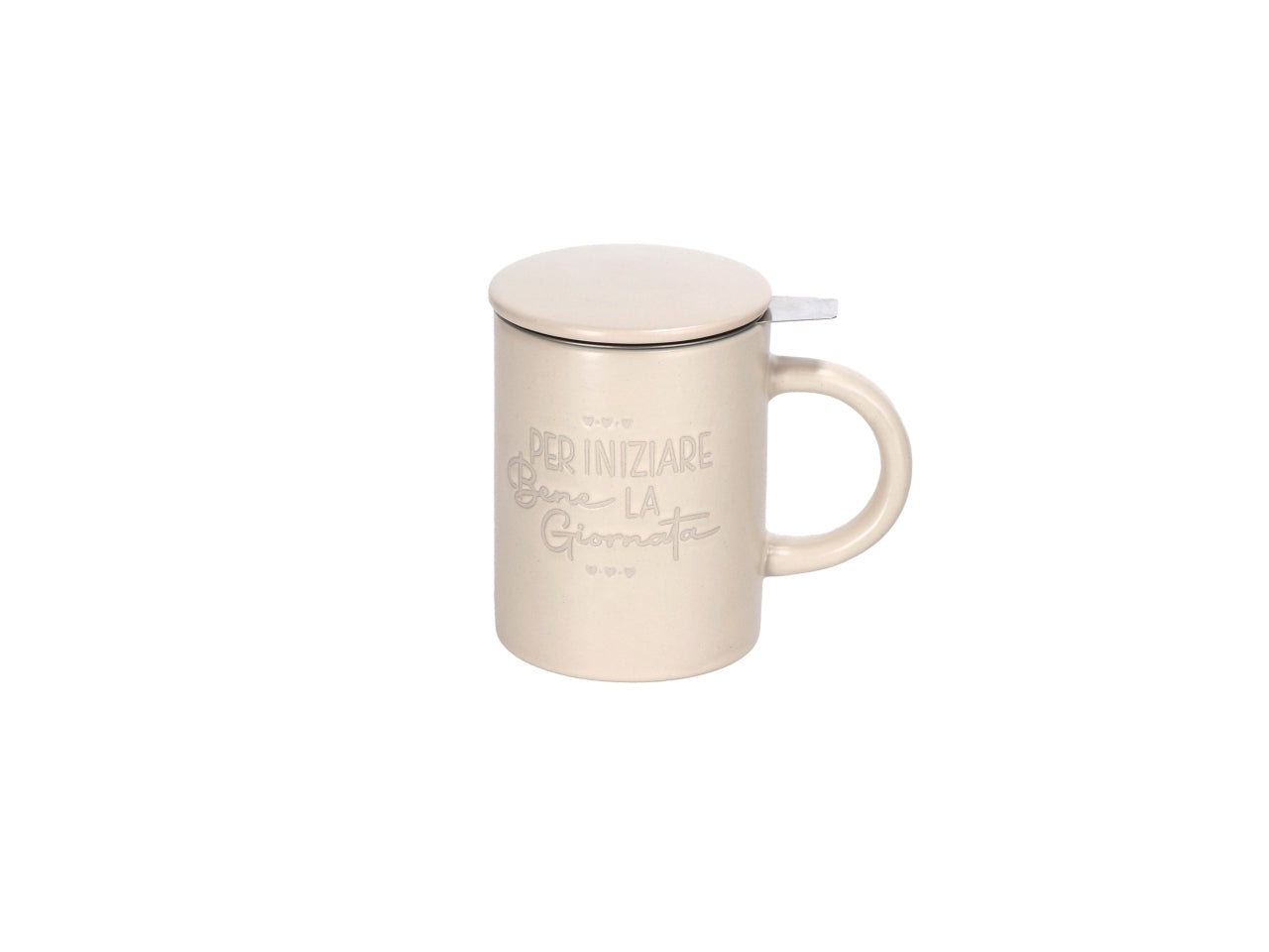 Tisaniera+coperchio+filtro 370ml assortita 107469
