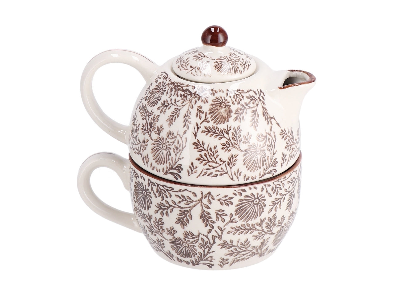 Teiera+tazza ceramica tricy ass 108993