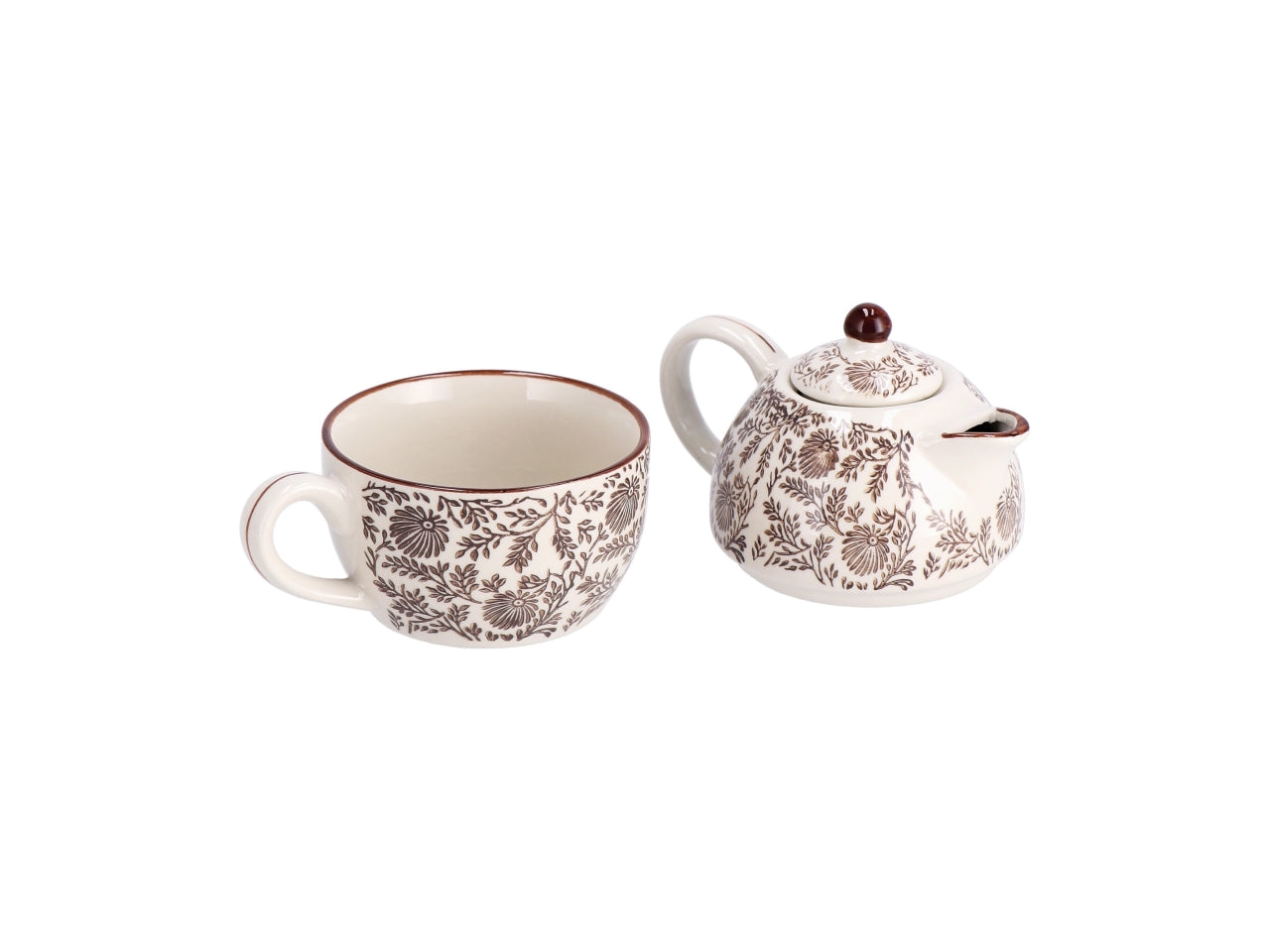 Teiera+tazza ceramica tricy ass 108993