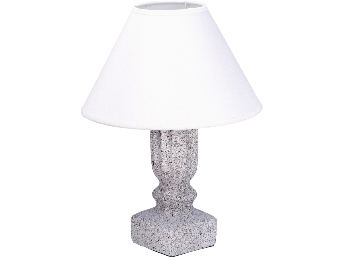 Lampada in ceramica jason d.27xh.38cm 3 colori assortiti