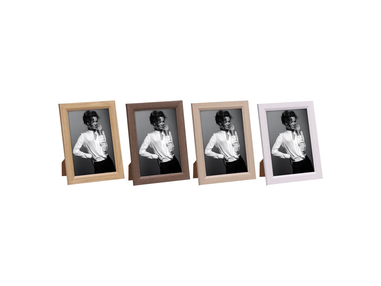 Portafoto in mdf 13x18cm 4 colori assortiti