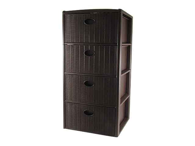 Cassettiera elegance wenge' 40x40x80cm 30402