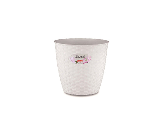 Vaso natural 14x12,8cm bianco 73450