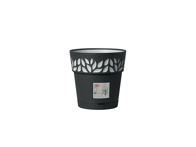 Vaso opera grafite 20x19cm 94053