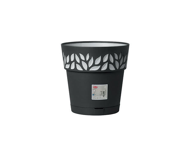 Vaso opera grafite 25x25cm 94103$