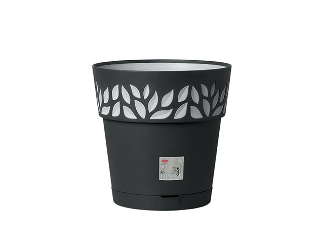 Vaso opera grafite 30x29cm 94153$