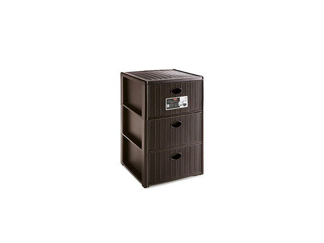 Elegance cassettiera 3c moka 30464