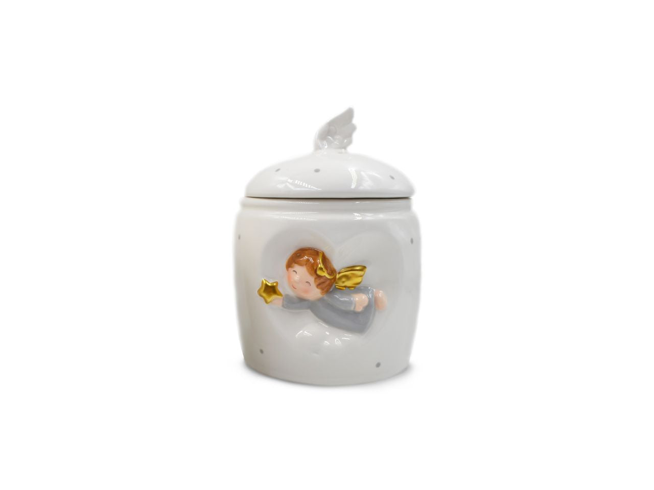 Barattolo in ceramica misura 16cm