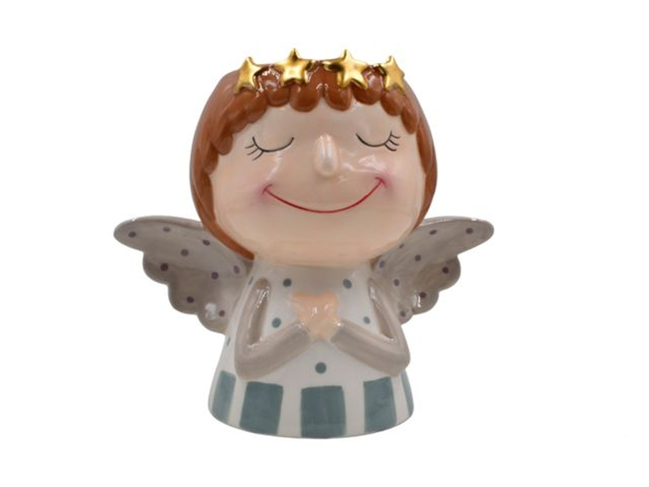 Portavaso bimba in ceramica 22x20cm