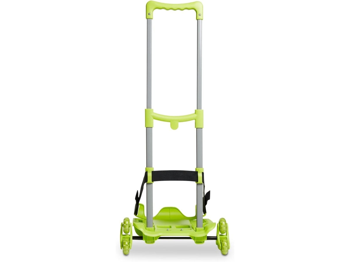 Trolley per zaini be box trolley 3wd pieghevole con 3 ruote, verde