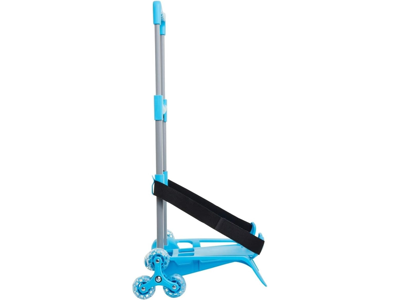 Trolley per zaini be box trolley 3wd pieghevole con 3 ruote, azzurro