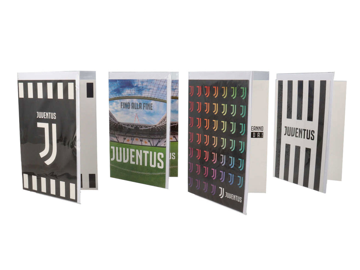 Biglietti auguri per compleanno della juventus linea greeting con busta bianca misura 11,8x16,8cm