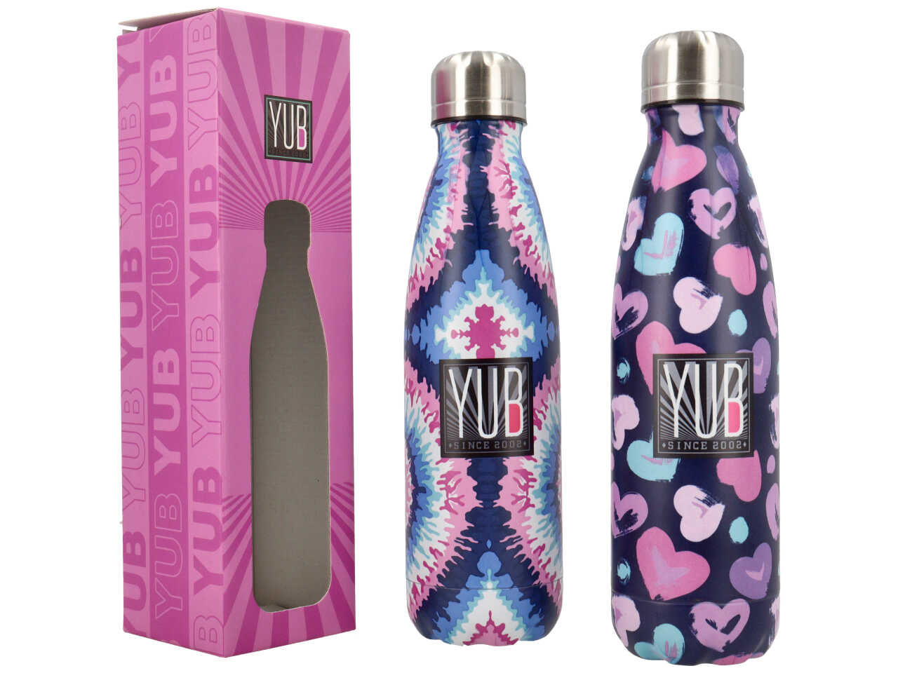 Borraccia termica Yub di acciaio inox, assortiti 500ml  - Seven